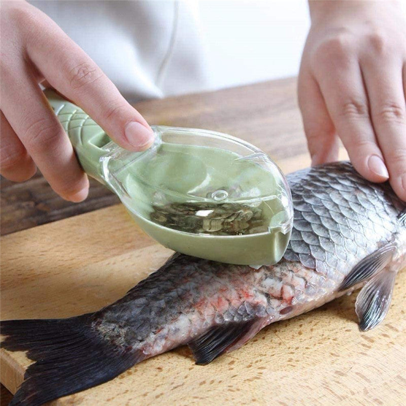 Fish Scale Brush and Skin Scraper – Quick Clean Kitchen Tool